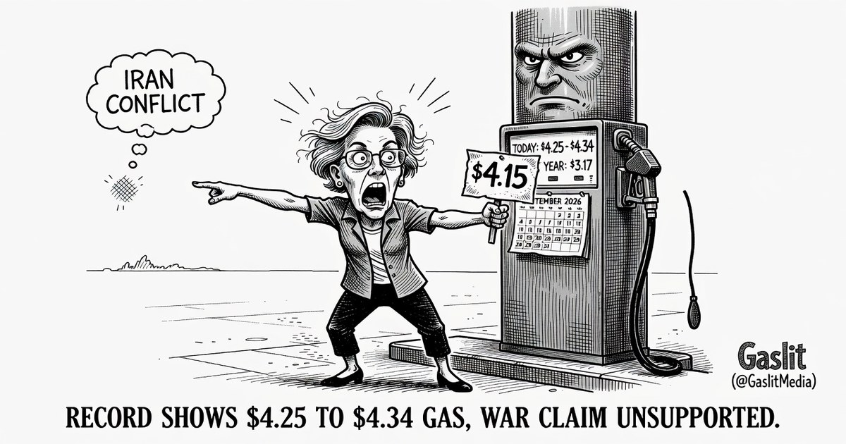 Gas prices reach record September levels, war causation unproven